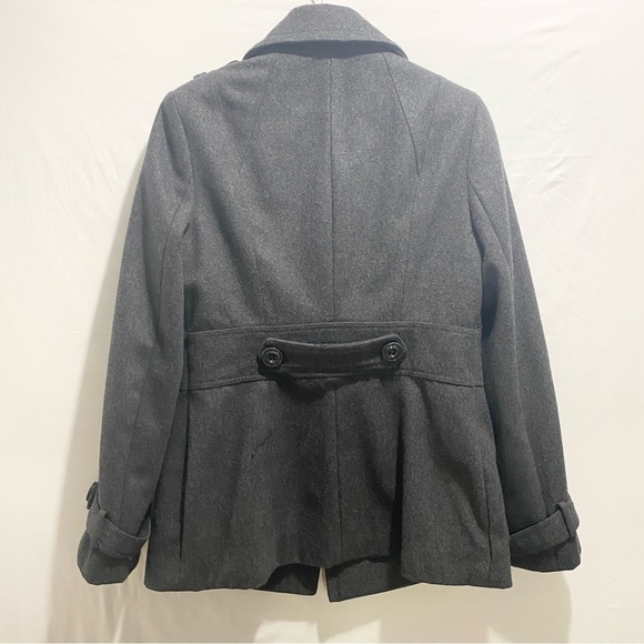 Ricki’s grey double button Pea  wool jacket women’s  size XS - Picture 9 of 10